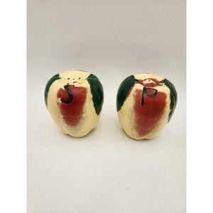Vintage Hull Blushed Apple Salt & Pepper Shakers